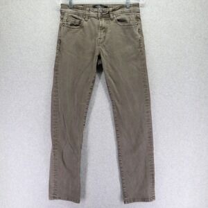 Liverpool Jeans Mens‎ 29x32 Modern Straight 5-Pocket Stretch Flex Denim Brown